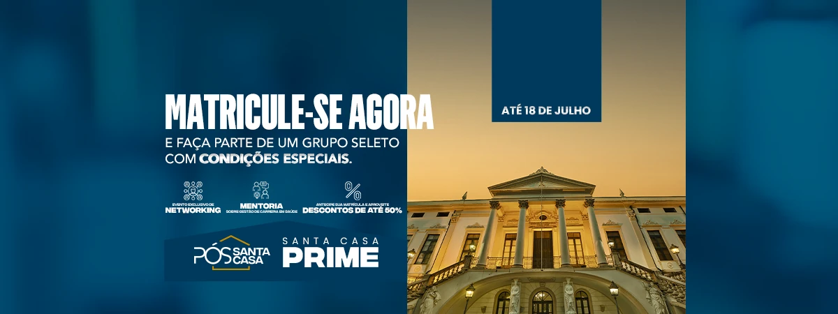 Matricule-se agora e faça parte de um grupo seleto com condições especiais
