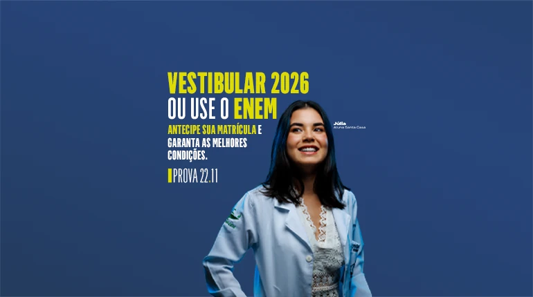 Vestibular 2026 ou use o Enem